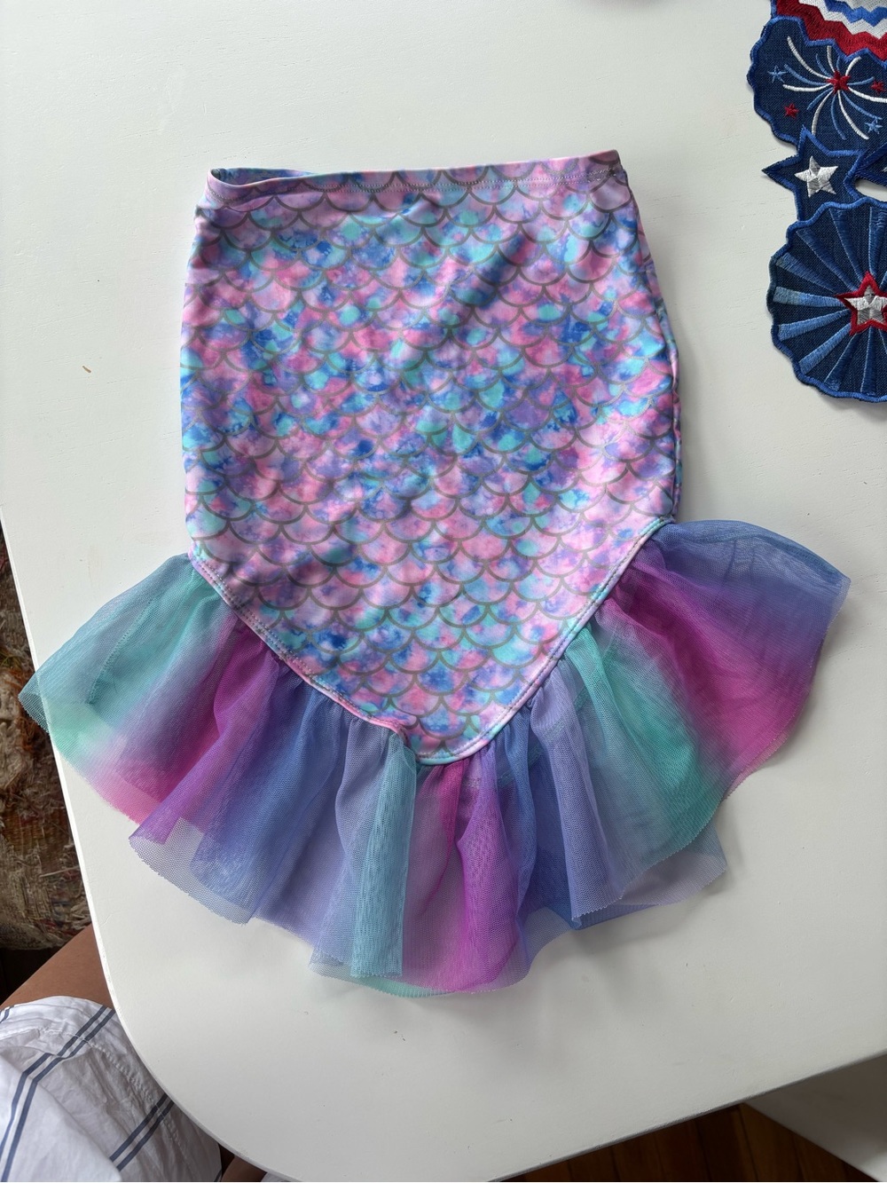 Jumping Beans Disney kids Mermaid tail swim cover up skirt. Size 3T